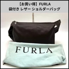 U017【お買い得】FURLA ショルダーバッグ 袋付き レザー フルラのサムネイル
