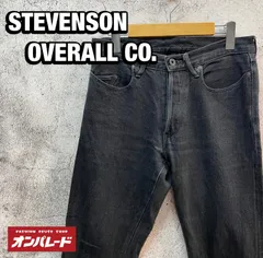 STEVENSON OVERALL CO. スティーブンソンオーバーオール ブラックデニムパンツ 29のサムネイル