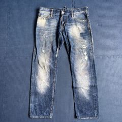 CEE JEANS ペイント加工デニム 36 - メルカリ