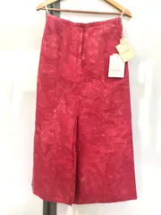 A【A10-23】◇ TRUSSARDI   ロングスカート　赤　サイズ42のサムネイル