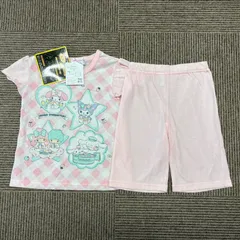 新品　サンリオ キャラクターズ　光パジャマ(ピンク) 110cmのサムネイル