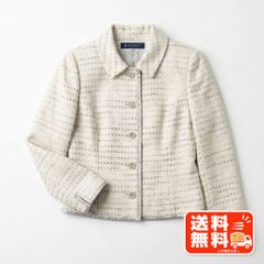 新品♥️M'S GRACY ノーカラージャケット ホワイト - メルカリ