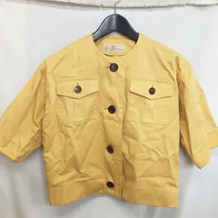 S285【大特価】Givenchy Life　ショート丈ノーカラージャケット　9号　中古　/5のサムネイル