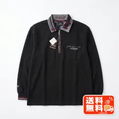 DUNLOP MOTORSPORT 長袖ポロシャツ ブラック Munsingwear風のサムネイル