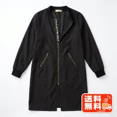 S&Y シアー ロングジャケット ブラック ジップアップ 透け感 COMME CA ISM風のサムネイル