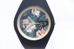 【W307-10】動作品 電池交換済 ice watch アイスウォッチ ハイビスカス 花柄 腕時計 ラバーベルト ユニセックスのサムネイル