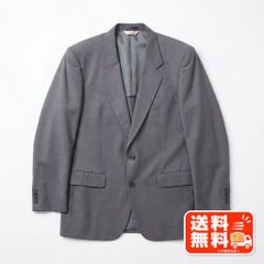 メンズ テーラードジャケット グレー ベーシック 古着 renoma風 - メルカリ