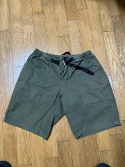 ★希少【グラミチ】限定ヘンプ素材 カーゴパンツ 即完売品 ショート 麻キャンバス ☆希少【グラミチ】限定ヘンプ素材 カーゴパンツ 即完売品 ショート 麻