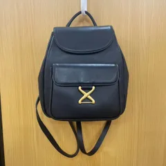 ◎【✨高級ブランド✨】　アンクライン　ANNE　KLEIN　ミニリュックサック　オシャレ　bag　カバン　鞄　ショルダー　ブランド　メンズ　レディース　小物　おしゃれ　小物入れ　お出かけ　アウトレット　ユニセックス　黒色　ブラック　アンティーク　ヴィンテージのサムネイル