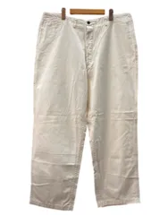 ダブルアールエル RRL 90s Work Pants ワーク パンツ ボタンフライ シンチバック チノ 三ツ星タグ Ralph Lauren 白 無地 ボトムスその他 ホワイト サイズ38/32 104MB-579のサムネイル