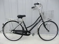 松田春翔専用　F165★整備済み★完成車発送★中古シティ自転車【アサヒ　トラッドライン　26インチ　黒】のサムネイル