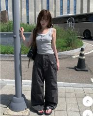 美品】SENEE ウエストデザインワイドチノパンツ Mサイズ - メルカリ
