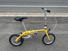 RENAULT 折りたたみ自転車 14インチ ライトブルー 東京引取希望 - メルカリ