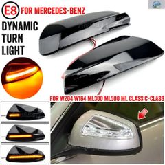 메르세데스 벤츠 C 클래스 W204 S204 2007-2014 VIANO VITO 버스 W639 용 다이나믹 사이드 미러 인디케이터 2 개 시퀀셜 터
