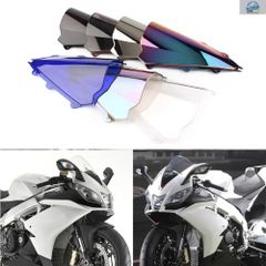 아프리리아 RSV4 RSV 4 2009-2014 용 ABS 윈드 실드 더블 버블 윈드 스크린 오토바이 액세서리 페어링 디플렉터