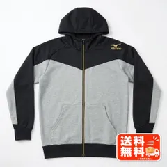 MIZUNO ミズノ パーカー ブラック グレー Sサイズ スポーツウェア Mizuno Pro風のサムネイル