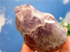 天然～愛の守護石～夢幻紫水晶アメジスト原石YT12G3/75G50C