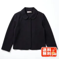OFF-WHITE ジャケット ブラック 丸襟 ショート丈 レディース 23区風のサムネイル