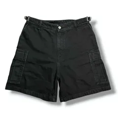 VETEMENTS デニムカーゴ ハーフパンツ ショートパンツ  ヴェトモン ブラック M （10459M）のサムネイル
