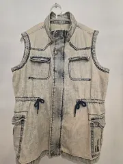 ヴィンテージ GUESS JEANS ウォッシュ デニム ベストのサムネイル