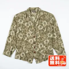 PLATA プラタ 花柄 ジャケット 11AR カーキ レトロ 古着 archive風のサムネイル
