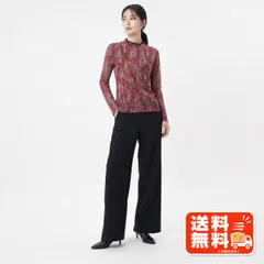 GRAJU グラジュ 長袖カットソー 総柄 パープル系 日本製 ニナリッチ風のサムネイル