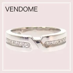 【VENDOME】ヴァンドーム VENDOME ダイヤモンド リング 11号 18金 K18 ホワイトゴールド ダイヤモンド  レディース 誕生日 記念日 プレゼント 普段 フォーマルのサムネイル