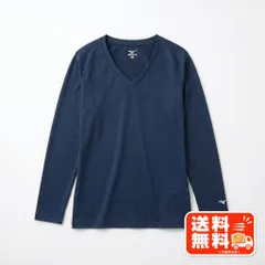 MIZUNO ミズノ 長袖 インナーシャツ ネイビー Sサイズ Vネック le coq sportif風のサムネイル
