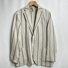 P*。様 美品 HUSBANDS 春夏 コットン シアサッカー ジャケット 48