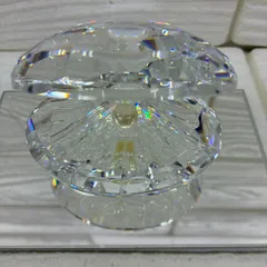 S946 Swarovski スワロフスキー 貝と真珠 オブジェ 置物  ラージサイズ 264779564のサムネイル