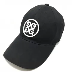 【超美品】ジーフォア キャップ 黒×白 立体ロゴ 1098   ゴルフウェア G/FOREのサムネイル