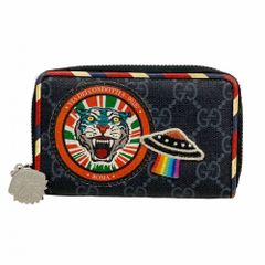 希少 グッチ ナイトクーリエ 長財布 GGスプリーム ワッペン スネーク 希少 グッチ ナイトクーリエ 長財布 GGスプリーム ワッペン スネーク