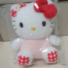 ハローキティ ぬいぐるみ 赤いオーバーオール 新品未使用未開封