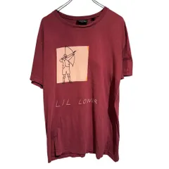 MARC BY MARC JACOBS (マークバイマークジェイコブス) LIL LOWERプリントTEE  ボルドー Lのサムネイル