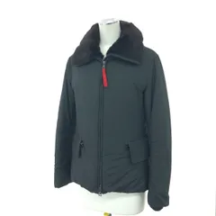 PRADA SPORTS プラダスポーツ ポケッタブル ジャケット サイズ:40 中綿/襟ボア/アウター/ジップアップ    ブラック レディース / 240001207324のサムネイル
