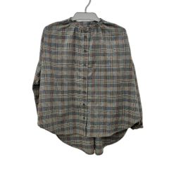 Pal'las Palace チェック柄 長袖シャツあべこべグレンチェックシャツ