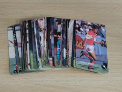 fym40-16 【当時物】1992-1993年 カルビー Jリーグカード まとめ売り 45枚セット 初期 レトロ サッカー 小倉隆史 福田正博 ジョルジーニョ Jチップス オールド ヴィンテージ コレクション 引退品 Jリーグ開幕元年 名古屋グランパス 浦和のサムネイル