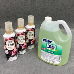 食器用洗剤 ファミリーフレッシュ 業務用 4.5L×1 ハミングフレア 柔軟剤 アーバンフローラルの香り 本体520g×3 ＜パッケージダメージ有り＞のサムネイル