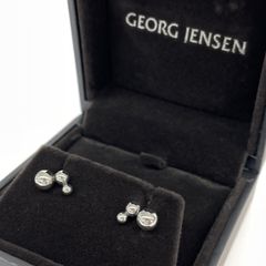ジョージジェンセン ピアス ハート シルバー 925 GEORG JENSEN - メルカリ