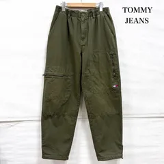 トミー ジーンズ ミリタリー カーゴパンツ ロゴ 刺繍 ジッパーフライ テーパード アシンメトリー ジッパーフライ メンズ 32インチ ISItems【USED】【古着】【中古】50160980のサムネイル