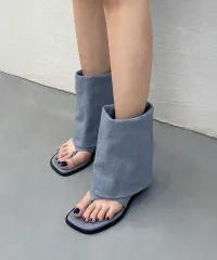 記号 (khiho) 2-WAY SLOUCHY FLIP-FLOP denimのサムネイル