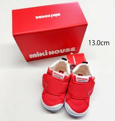 未使用 ミキハウス プレ ファースト シューズ 12cm 赤 - メルカリ