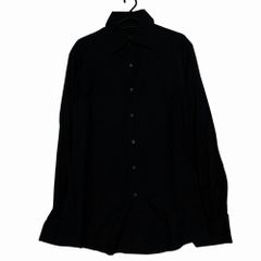 美品✨ グッチ 長袖 ドレス シャツ ブラック XL コットン クラシック 