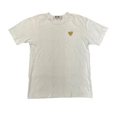 PLAY COMME des GARCONS】 ハートワッペン 半袖Tシャツ4 - メルカリ