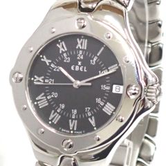 碧海様専用エベル EBEL クラシックウェーブ XL 9255F51 黒文字盤