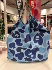 A BATHING APE アベイシングエイプ ベイプ エイプ ベイビーマイルロ カモフラ チェーン エコバッグのサムネイル