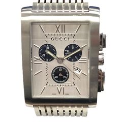 ✨GUCCI 8600 M ホワイト スクエア クロノグラフ クォーツ - メルカリ