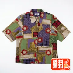 Elegance エレガンス 総柄 シャツ 幾何学模様 レトロ ヴィンテージ 古着 archive風のサムネイル