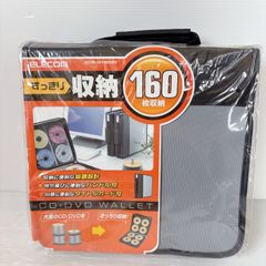 ELECOM エレコム CCD-W160GY CD DVD ケース 160枚収納 ウォレット 新品 