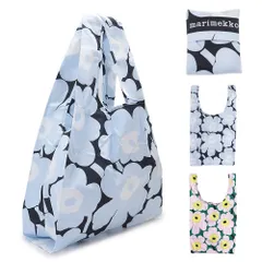 マリメッコ marimekko エコバッグ トートバッグ レディース UNIKKO 095570 ウニッコ スマートバッグ サブバッグ 折りたたみ 雑貨 花柄 北欧柄 【メール便】のサムネイル